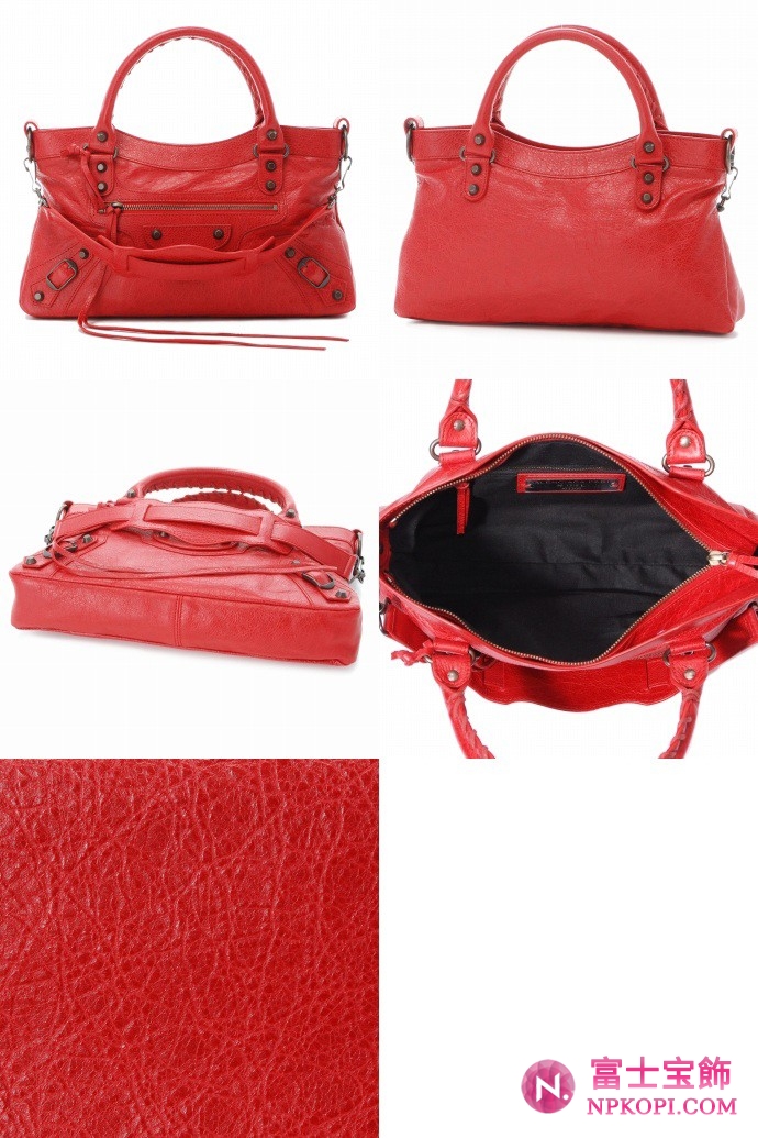 BALENCIAGA/バレンシアガ 2012年春夏THE FIRSTストラップ付きエディターズバッグ 103208 D94JT 6480 